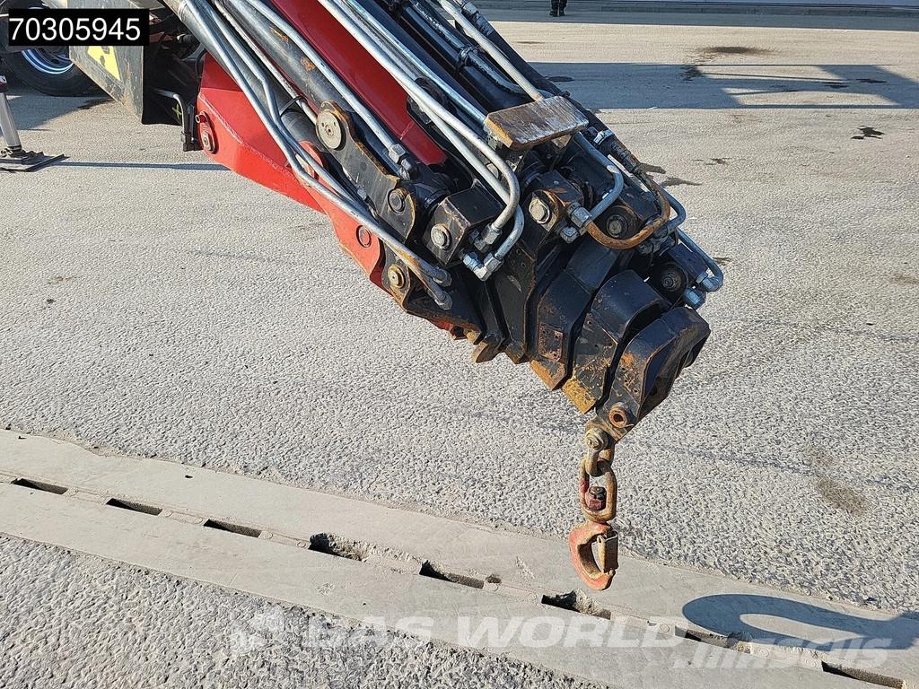 MAN TGA 33.350 TGA 6X6 Fassi F600 Crane Kran + Fly-Jib شاحنات مسطحة/مفصلية الجوانب