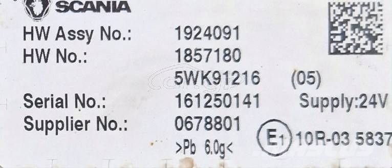 Scania EMD1 EURO 6 Componenti elettroniche