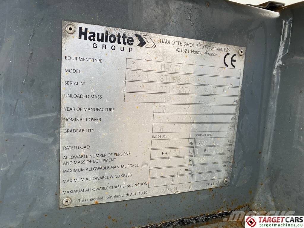 Haulotte Star 6 Electric Vertical Mast Work Lift 580cm Jarbolne penjajuće platforme