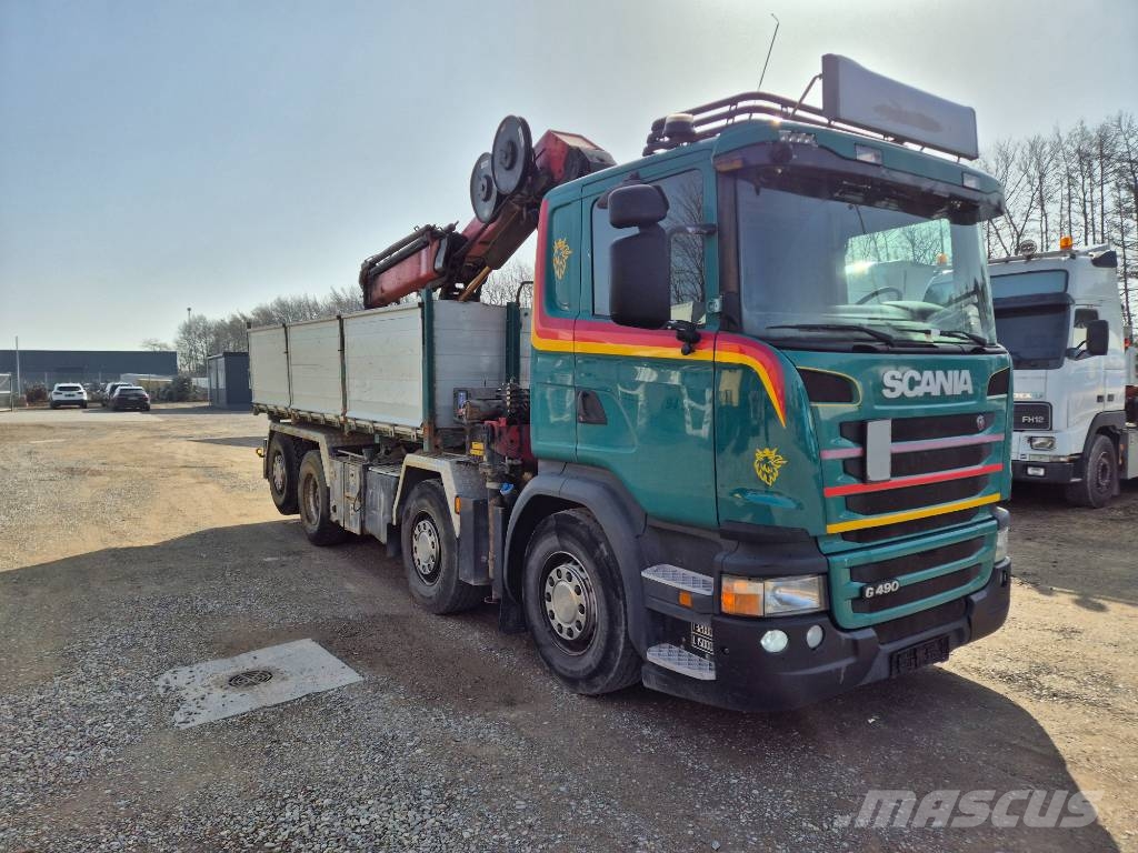 Scania G490 8x2/6 // HMF 2620 K-5 // Pendellad Kamioni sa kranom