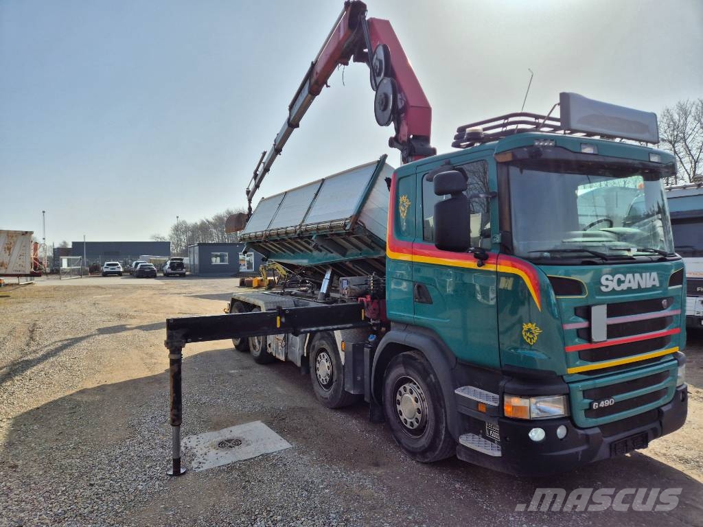 Scania G490 8x2/6 // HMF 2620 K-5 // Pendellad Kamioni sa kranom
