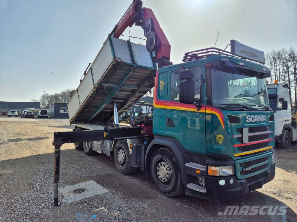 Scania G490 8x2/6 // HMF 2620 K-5 // Pendellad Kamioni sa kranom