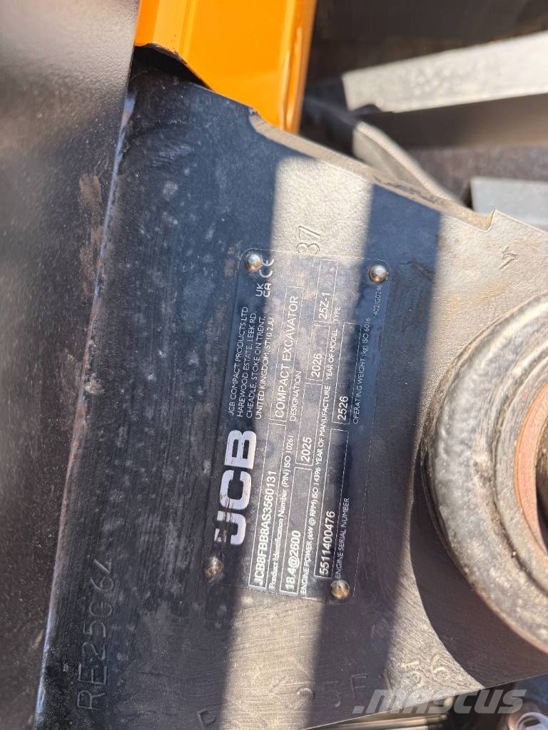 JCB 25 Z-1 Mini excavatoare < 7t