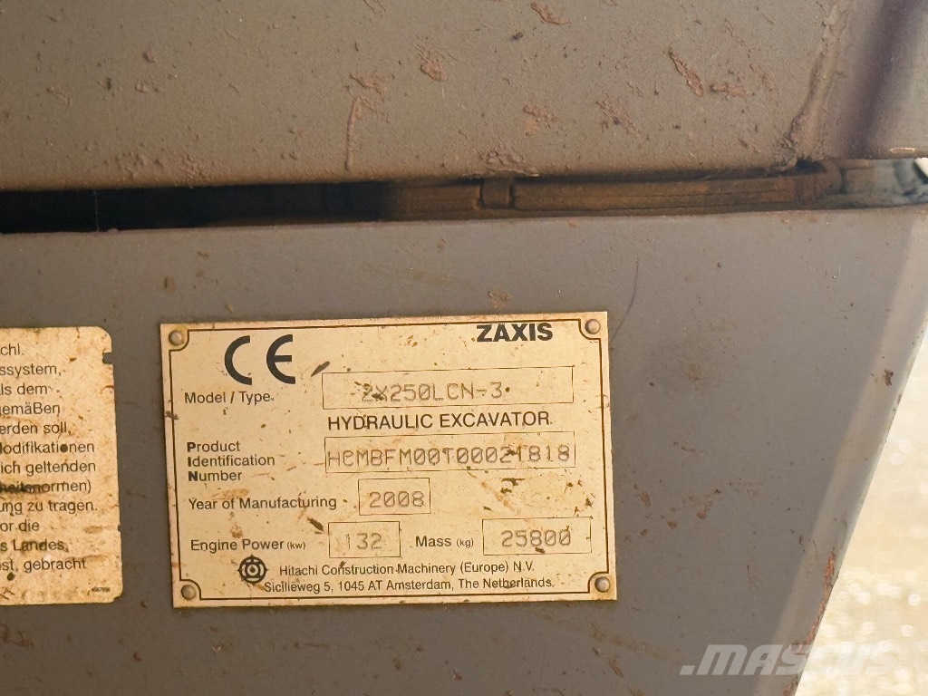 Hitachi ZX 250 LC N-3 Rupsgraafmachines