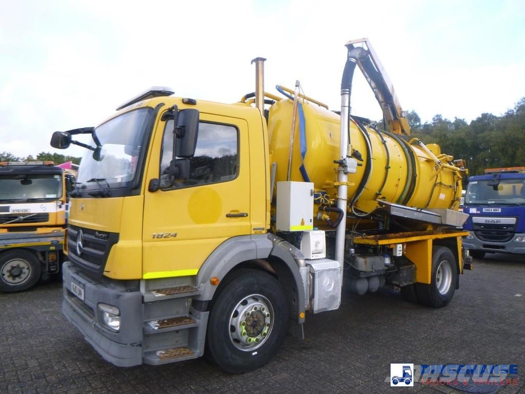 Mercedes-Benz Axor 1824 4x2 vacuum tank 8.1 m3 Paine-/imuautot