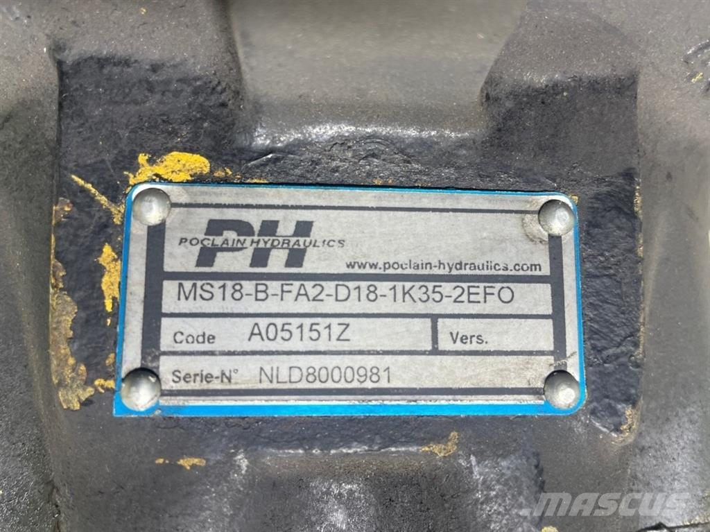 Poclain MS18-B-FA2-D18-1K35-2EFO - Wheel motor/Radmotor Hidravlika