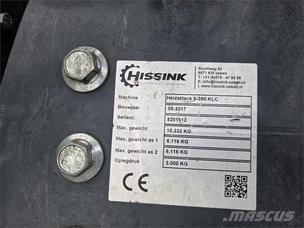 Heizohack HM 6-300 KLC 13 chipper combi Haketuskoneet