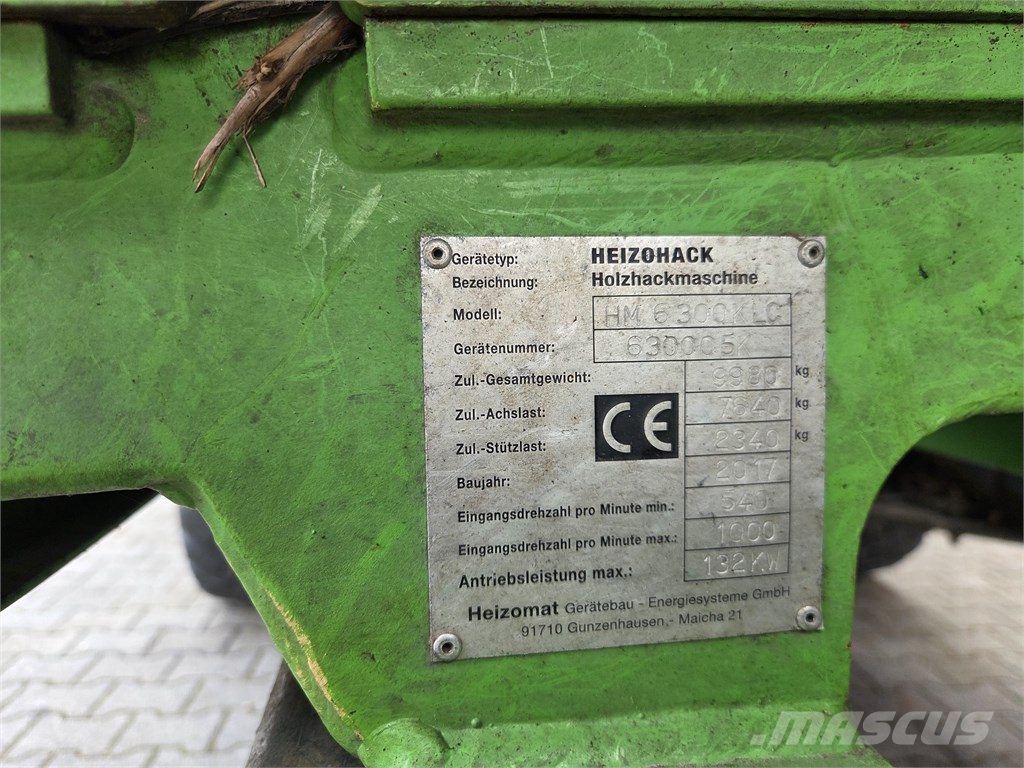 Heizohack HM 6-300 KLC 13 chipper combi Haketuskoneet
