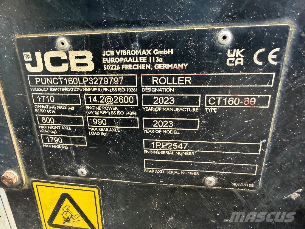 JCB CT 160-80 Котки тротуарні