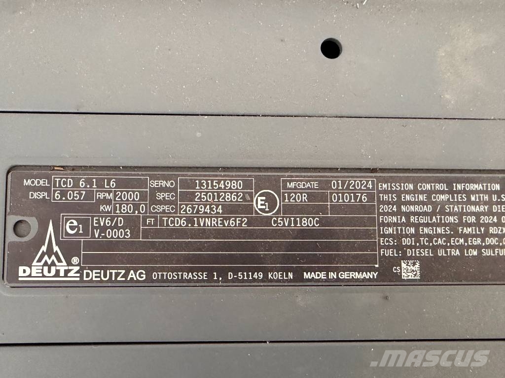 Deutz NEW TCD 6.1 L06 STAGE V (VOLVO D6J) Motores