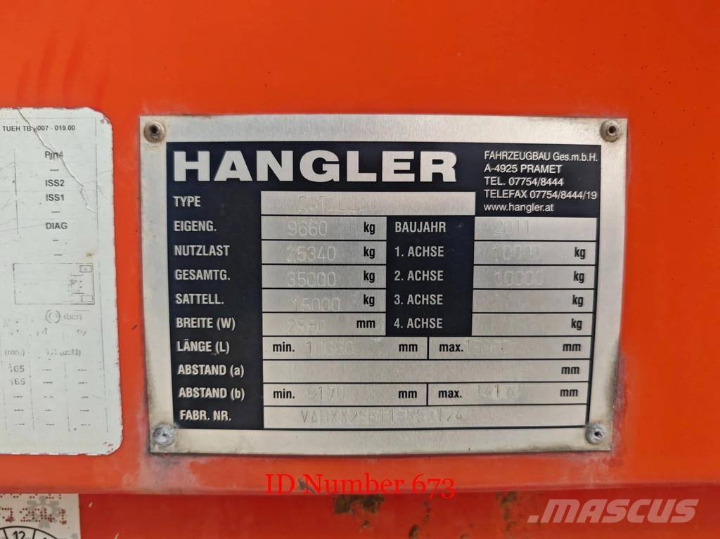 Hangler 2 STZLL20 5 Meter Extandable! Poluprikolice labudice