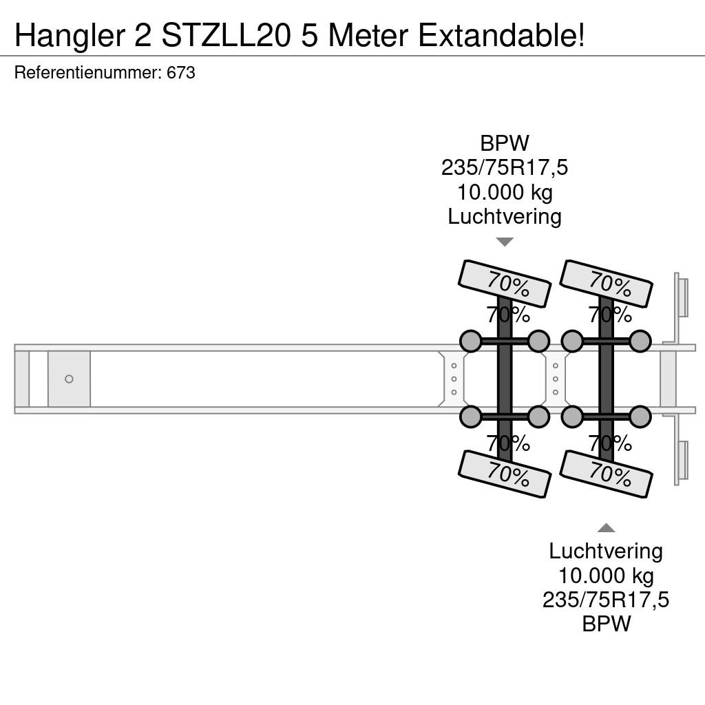 Hangler 2 STZLL20 5 Meter Extandable! Poluprikolice labudice