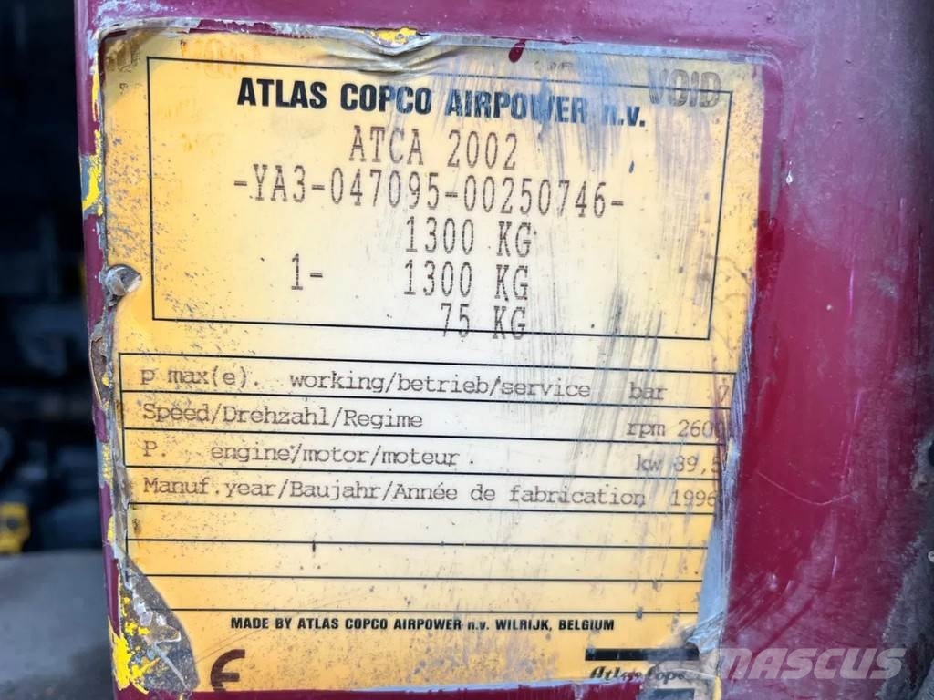Atlas Copco XAS90 Воздушные компрессоры