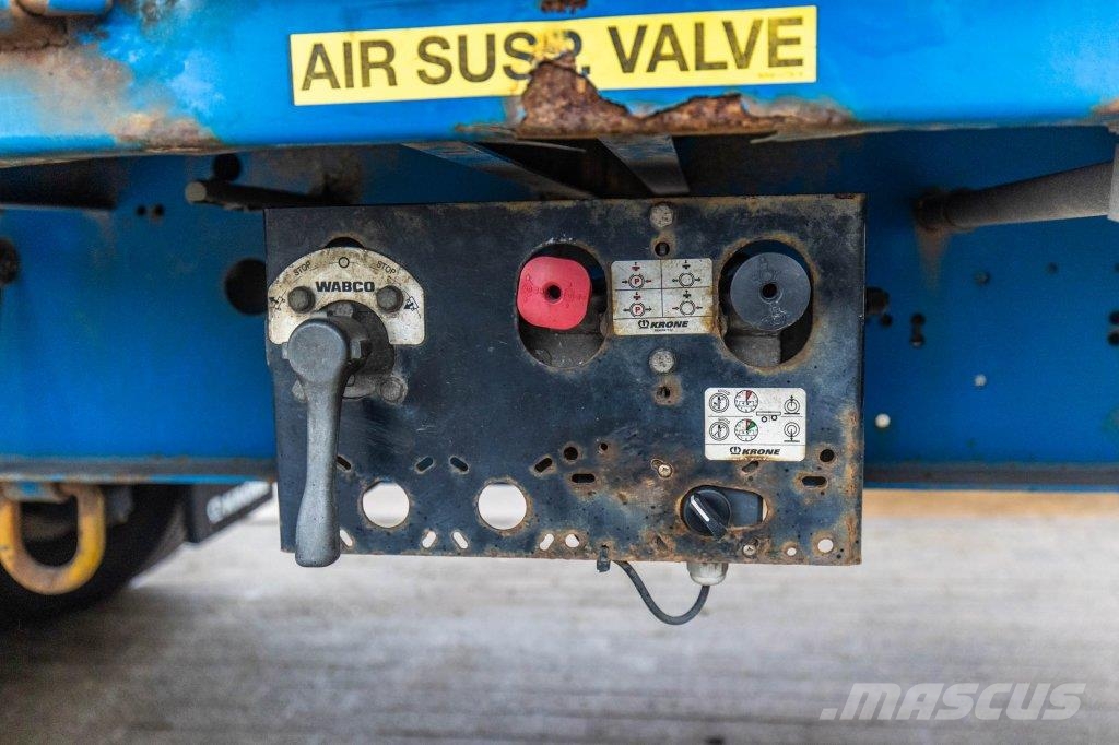 Krone SD P27-ALU BORDEN/RIDEAUX/LADEBOARD نصف مقطورات بباب جانبي
