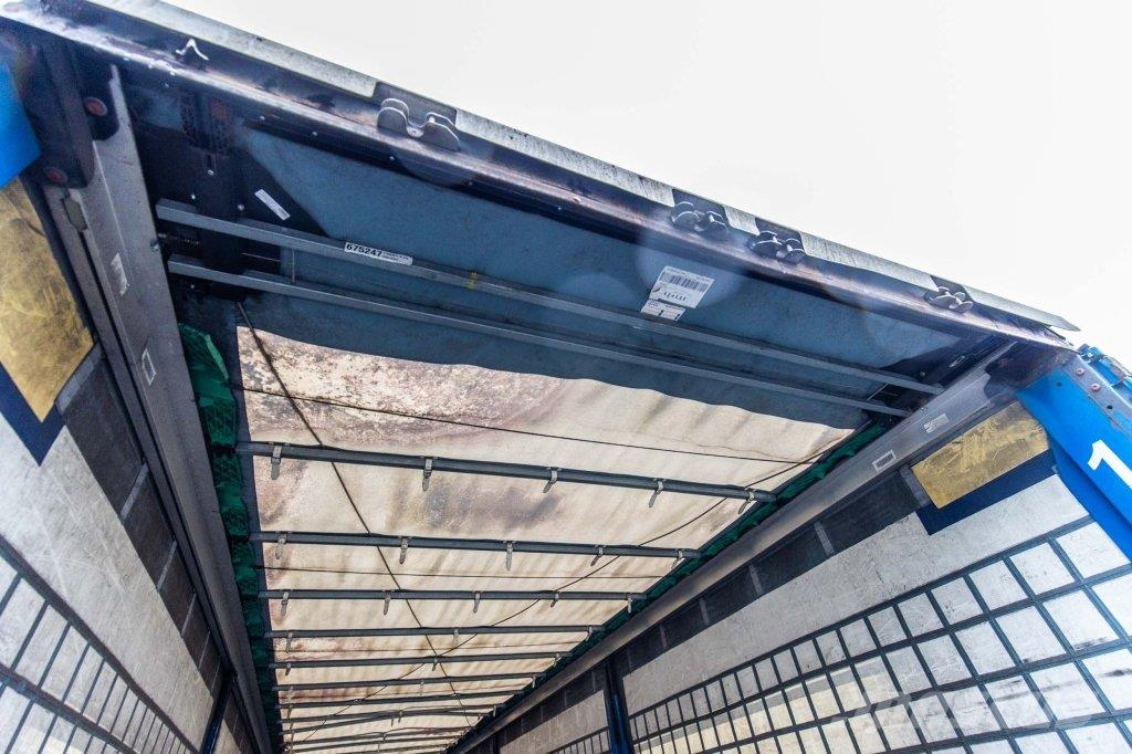Krone SD P27-ALU BORDEN/RIDEAUX/LADEBOARD نصف مقطورات بباب جانبي
