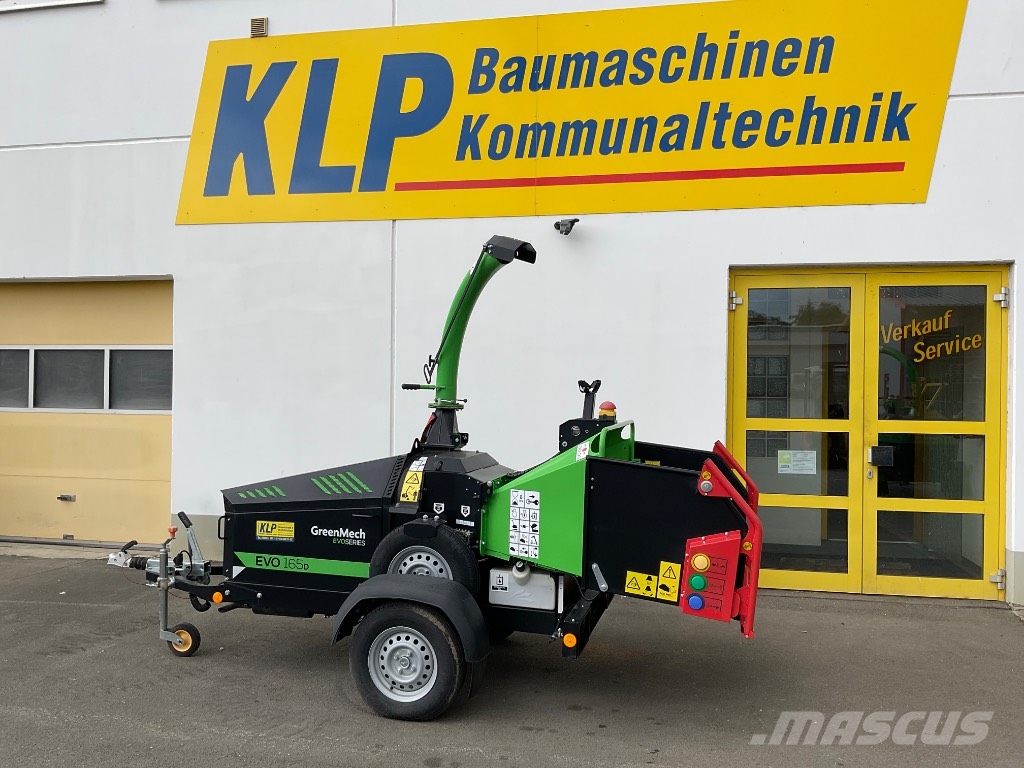 Greenmech EVO 165 D Medienos smulkintuvai