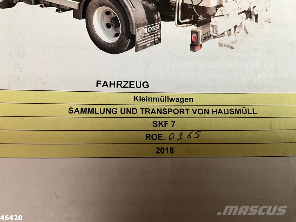 Fuso Canter 7C15 Schmidt/Rossi 7m³ Satellite vehicle wi Jäteautot