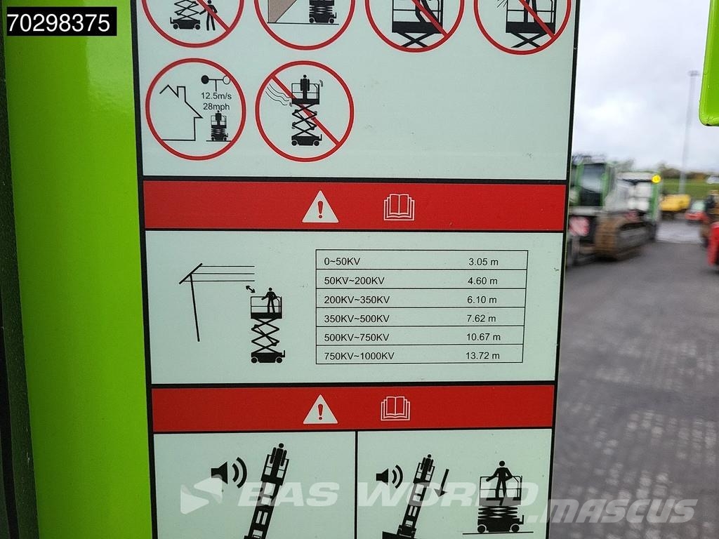 Zoomlion ZS1012AC-Li 10 M – Factory Warranty – CE-Certified Ножични работни платформи
