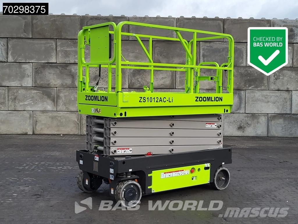 Zoomlion ZS1012AC-Li 10 M – Factory Warranty – CE-Certified Ножични работни платформи