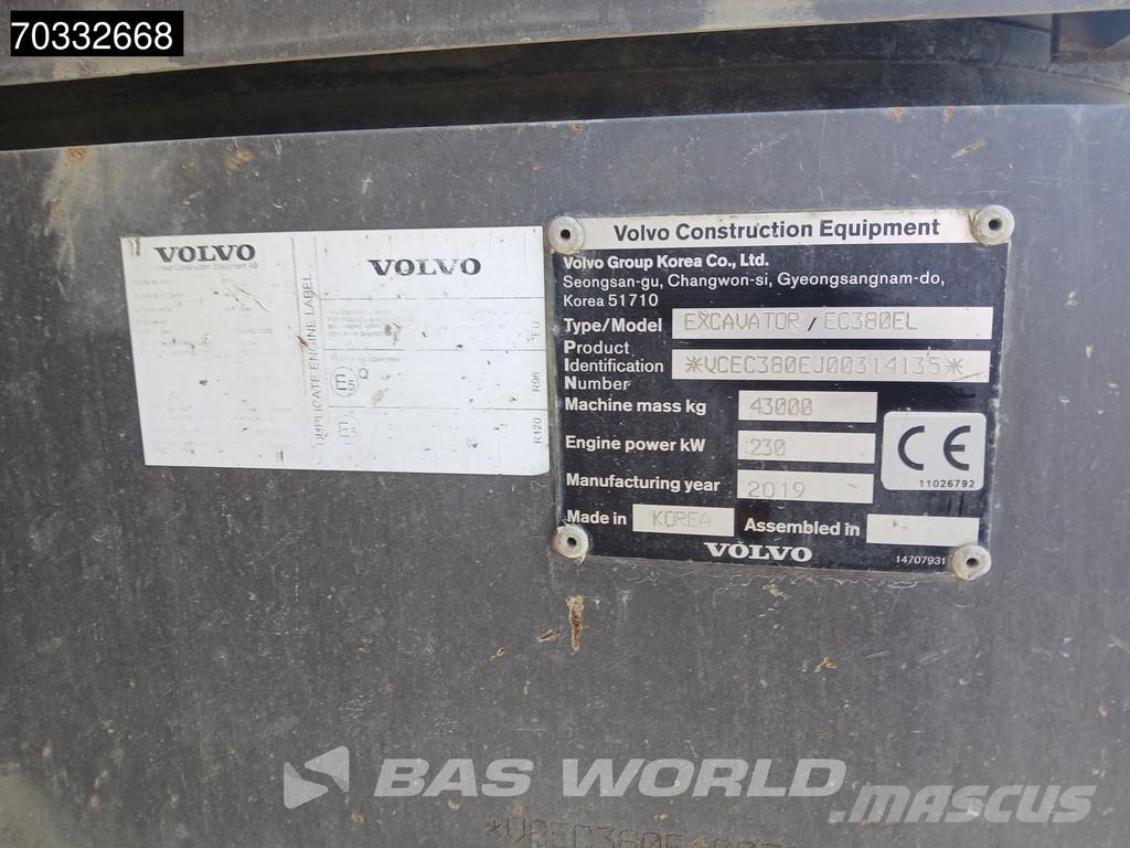 Volvo EC380 E L Escavatori cingolati