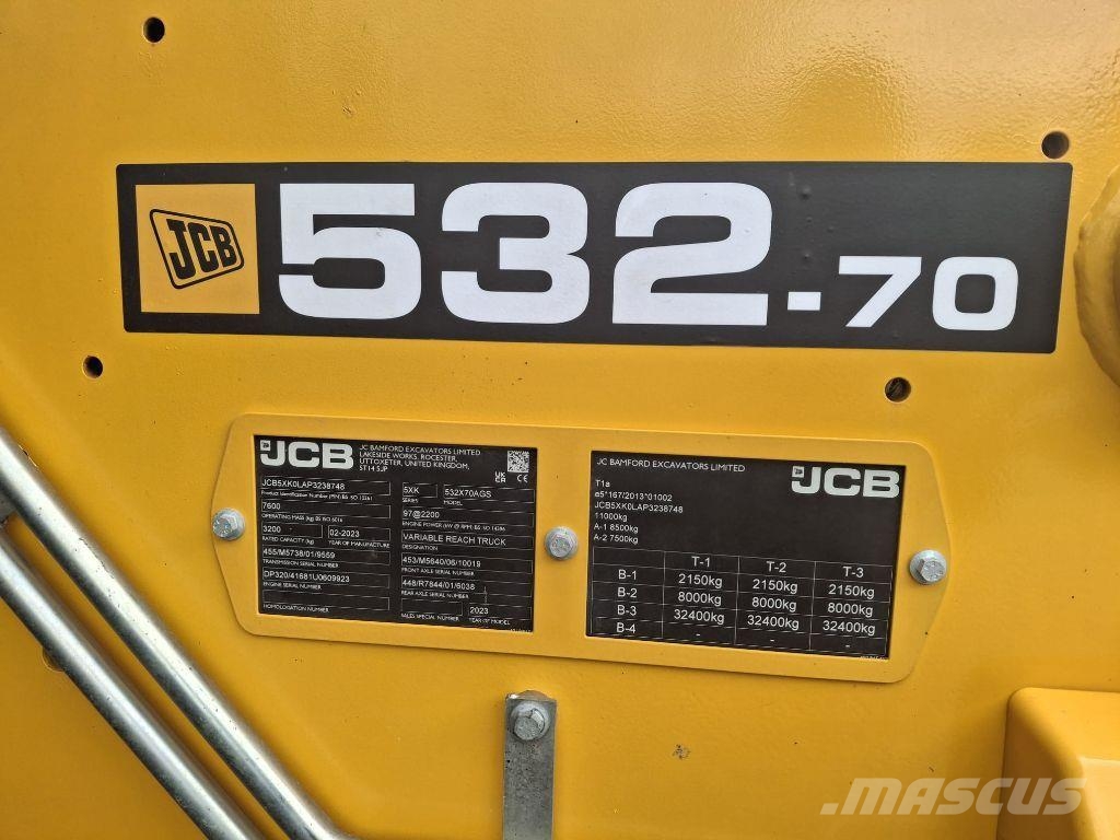 JCB 532-70 AGRI SUPER Manipuladores telescópicos agrícolas