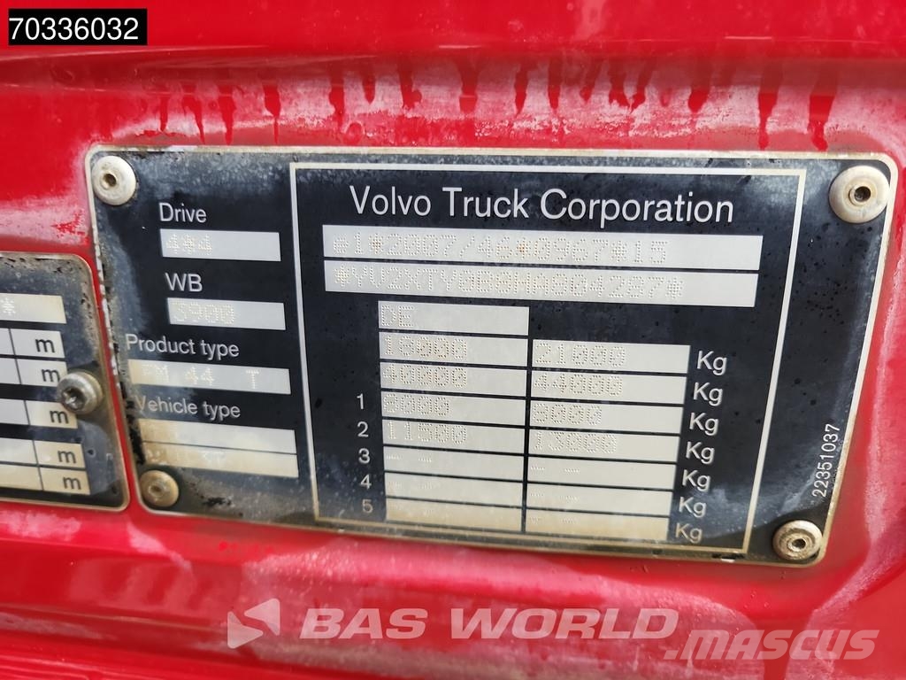 Volvo FMX 460 4X4 Allrad! Hydraulik Big-Axle Trekkvogner