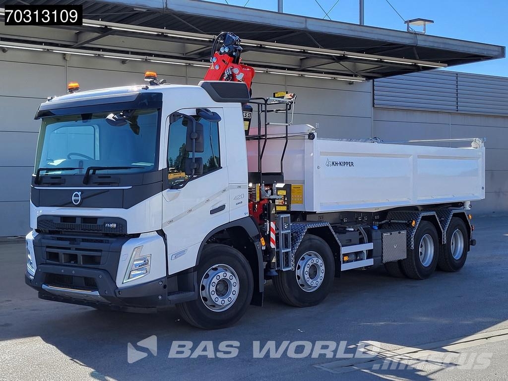 Volvo FMX 420 FMX 8X4 NEW RHD! Fassi F145Z.0.22 E-ACTIVE Camiões basculantes