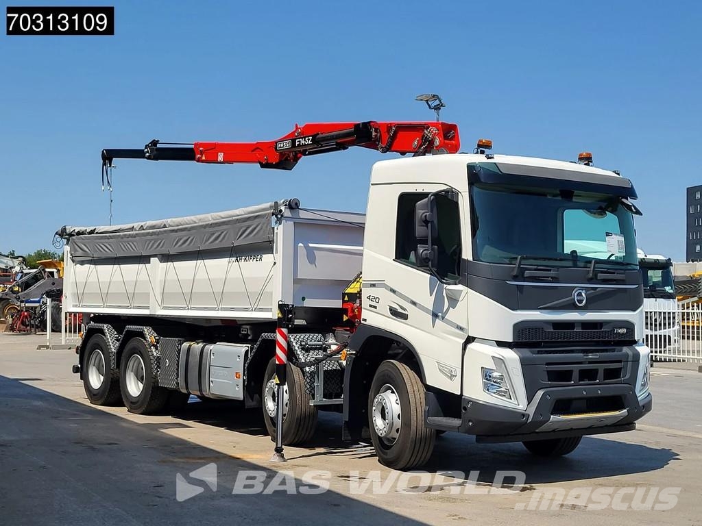 Volvo FMX 420 FMX 8X4 NEW RHD! Fassi F145Z.0.22 E-ACTIVE Camiões basculantes