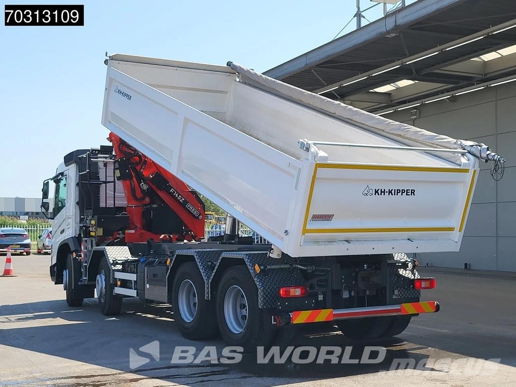 Volvo FMX 420 FMX 8X4 NEW RHD! Fassi F145Z.0.22 E-ACTIVE Tippbil