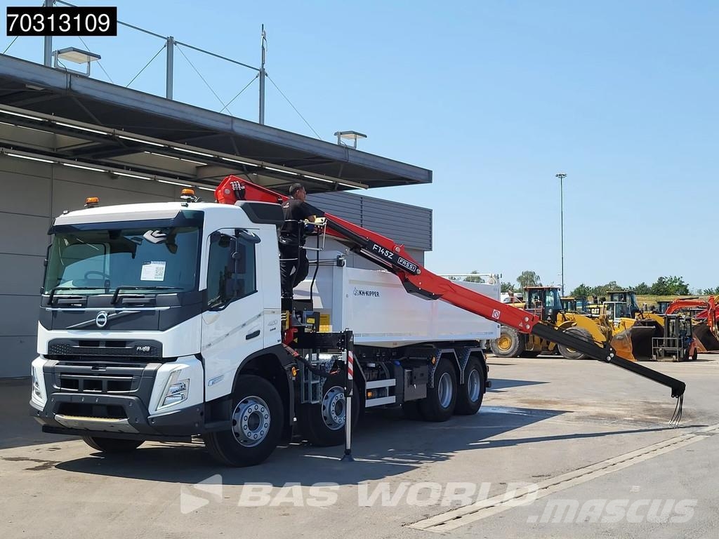 Volvo FMX 420 FMX 8X4 NEW RHD! Fassi F145Z.0.22 E-ACTIVE Camiões basculantes
