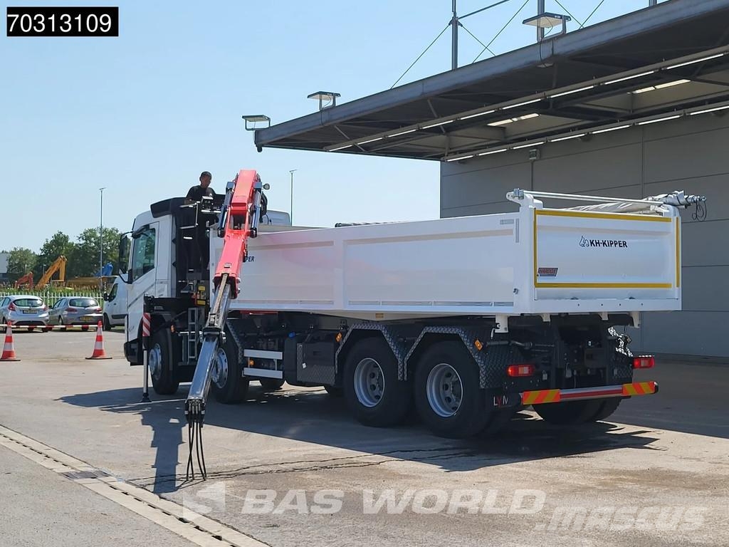 Volvo FMX 420 FMX 8X4 NEW RHD! Fassi F145Z.0.22 E-ACTIVE Tippbil