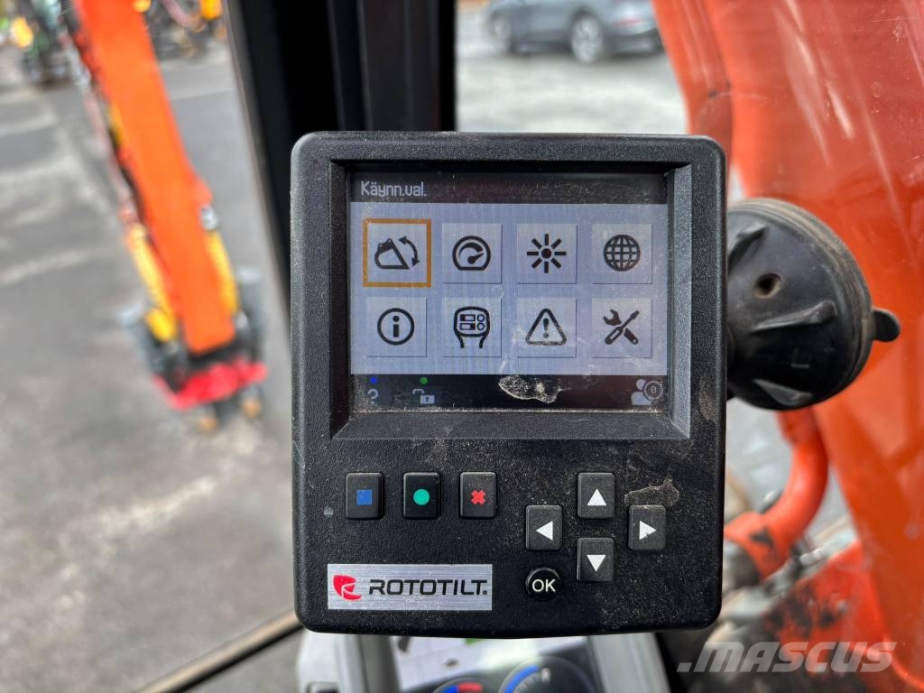 Hitachi ZX 85 US / Pyörittäjä, Rasvari Midigraafmachines 7t - 12t