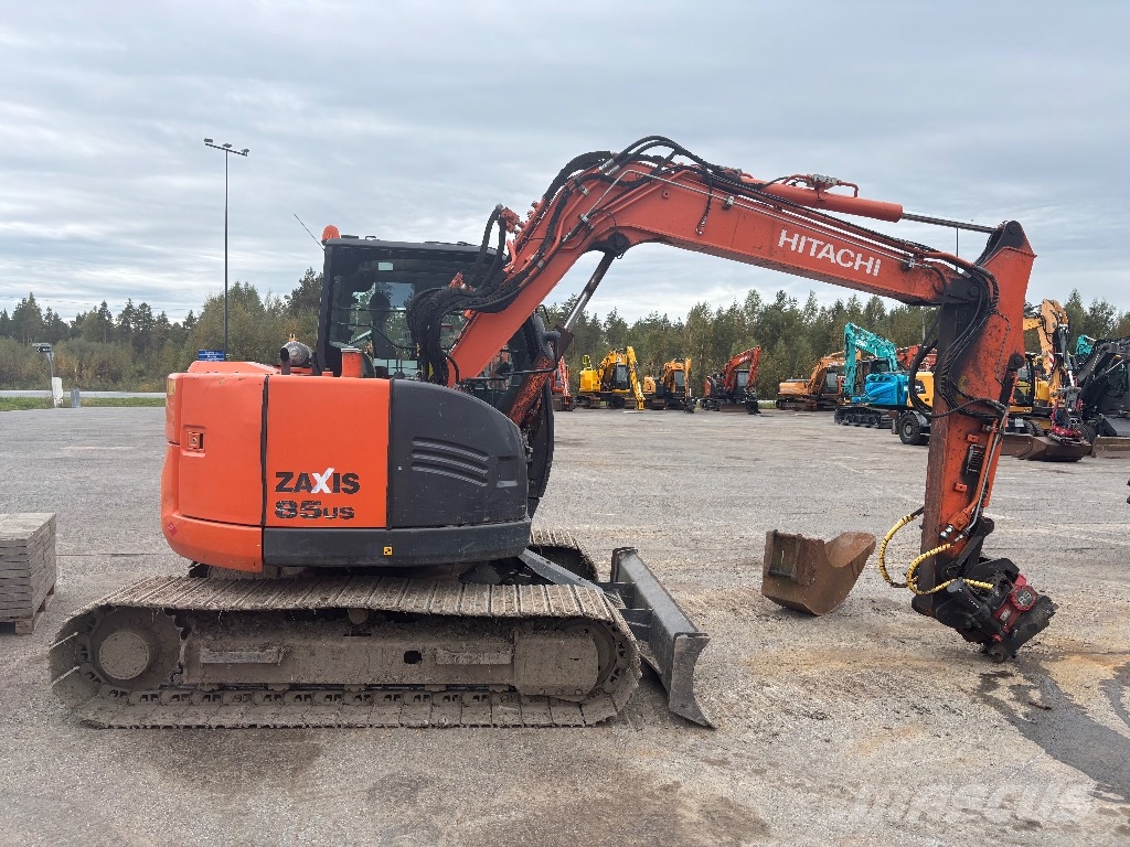 Hitachi ZX 85 US / Pyörittäjä, Rasvari Midi bageri 7t – 12t