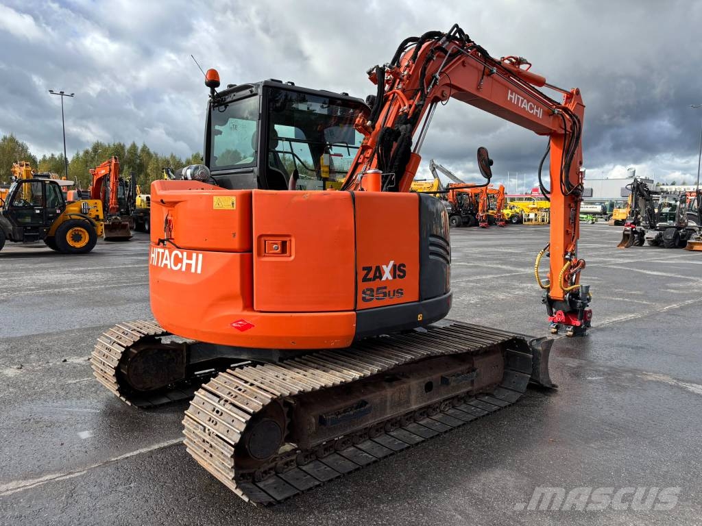 Hitachi ZX 85 US / Pyörittäjä, Rasvari Midigraafmachines 7t - 12t