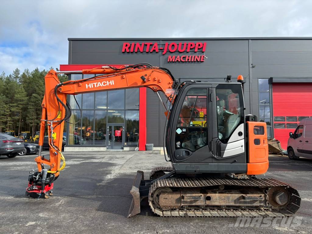 Hitachi ZX 85 US / Pyörittäjä, Rasvari Midigraafmachines 7t - 12t