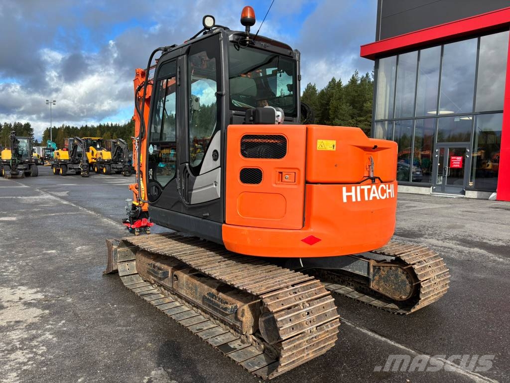 Hitachi ZX 85 US / Pyörittäjä, Rasvari Midigraafmachines 7t - 12t