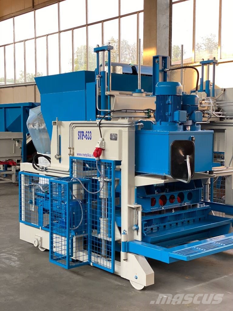 Metalika SVP-633 Concrete block making machine Stroje na výrobu betónových prefabrikátov