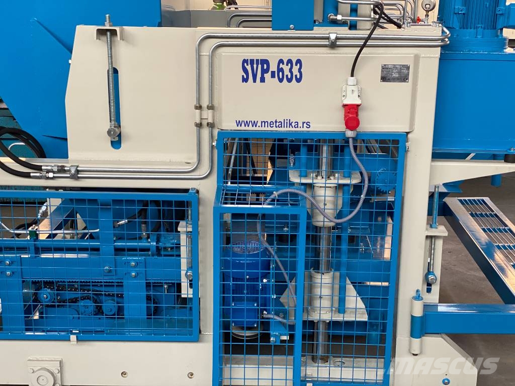 Metalika SVP-633 Concrete block making machine Stroje na výrobu betónových prefabrikátov