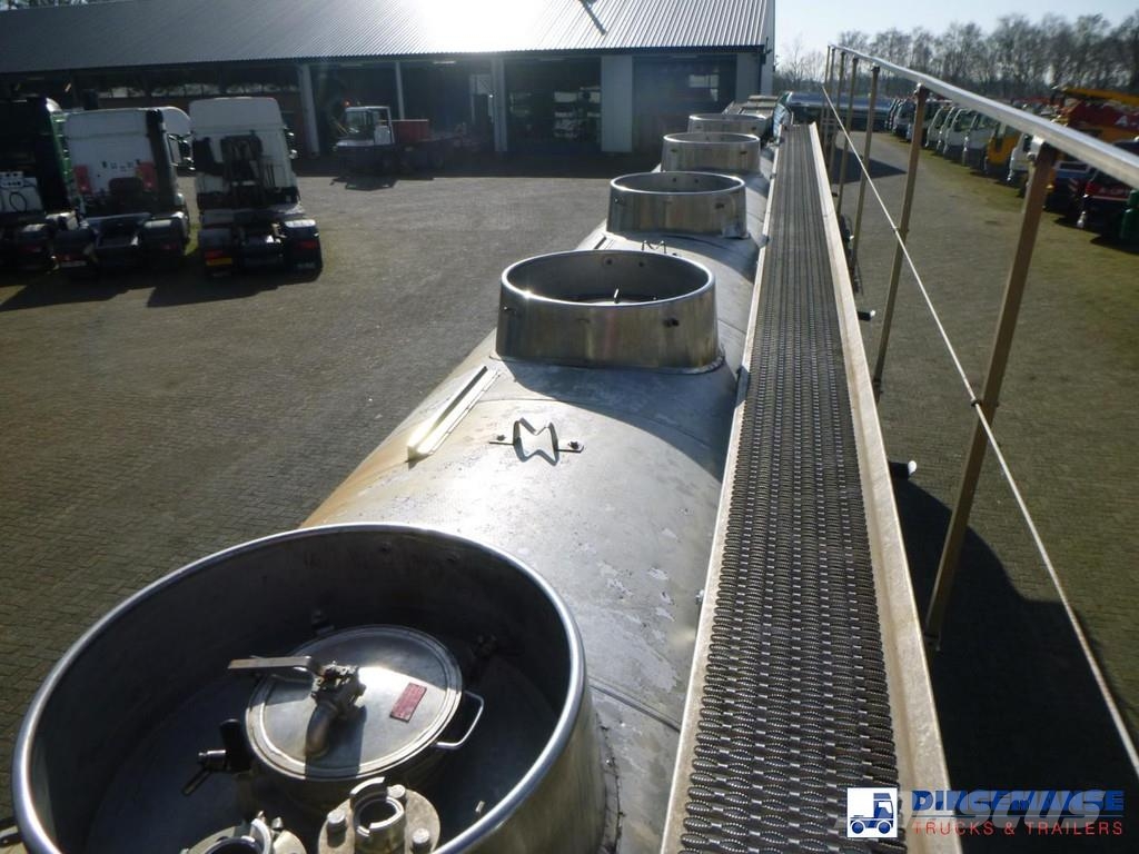 Magyar Chemical tank inox 32.5m3 / 1 comp Напівпричепи-автоцистерни