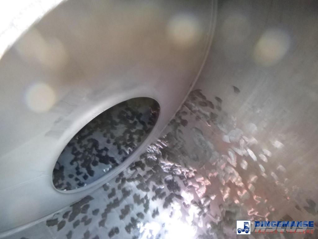 Magyar Chemical tank inox 32.5m3 / 1 comp Напівпричепи-автоцистерни