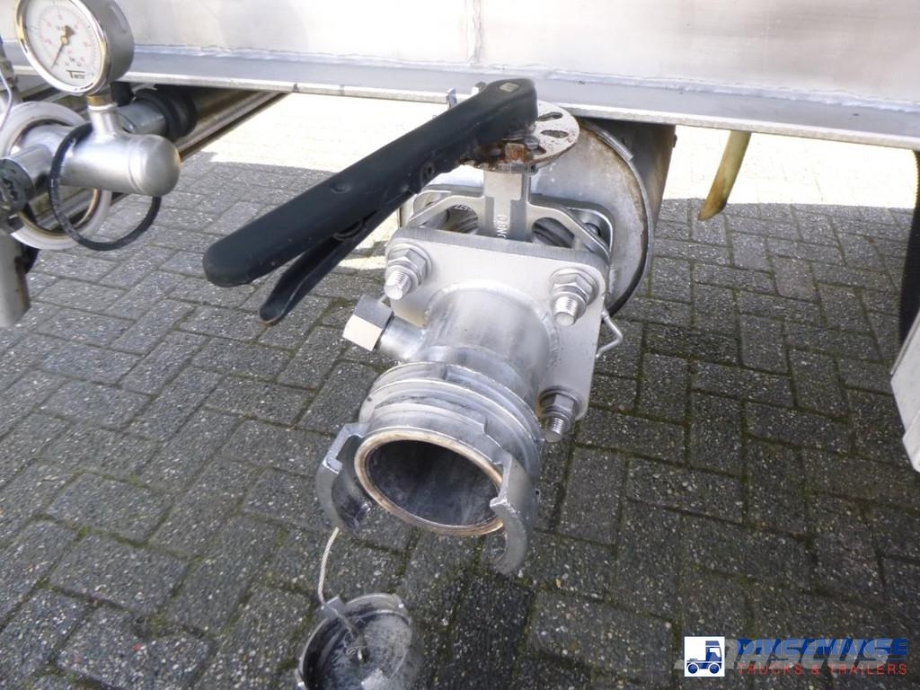 Magyar Chemical tank inox 32.5m3 / 1 comp Напівпричепи-автоцистерни
