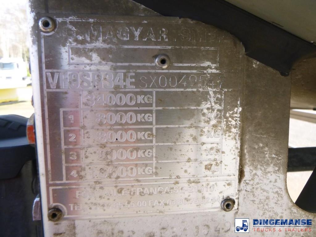 Magyar Chemical tank inox 32.5m3 / 1 comp Напівпричепи-автоцистерни