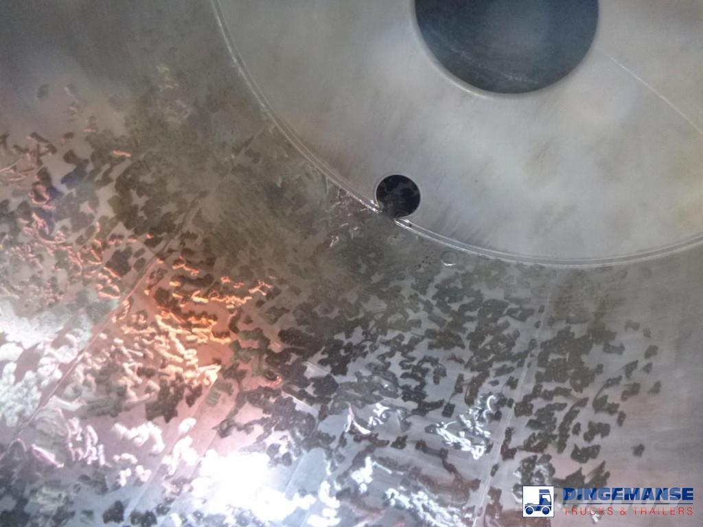 Magyar Chemical tank inox 32.5m3 / 1 comp Напівпричепи-автоцистерни