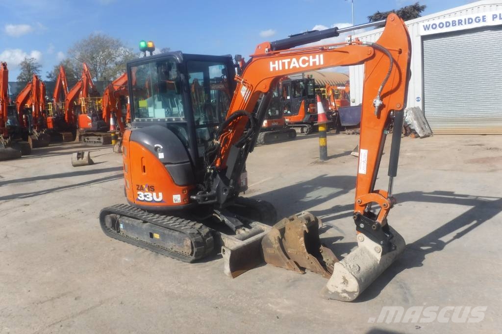 Hitachi ZX 33 U-6 Mini bagri <7t