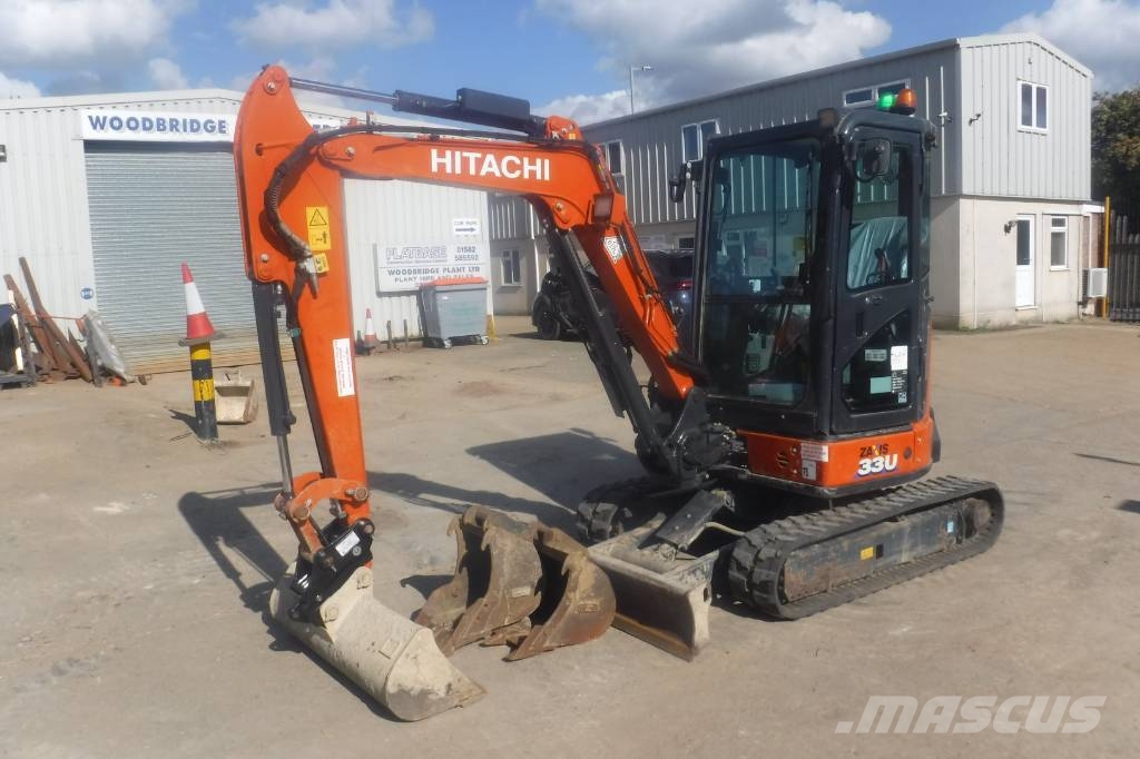 Hitachi ZX 33 U-6 Mini bagri <7t