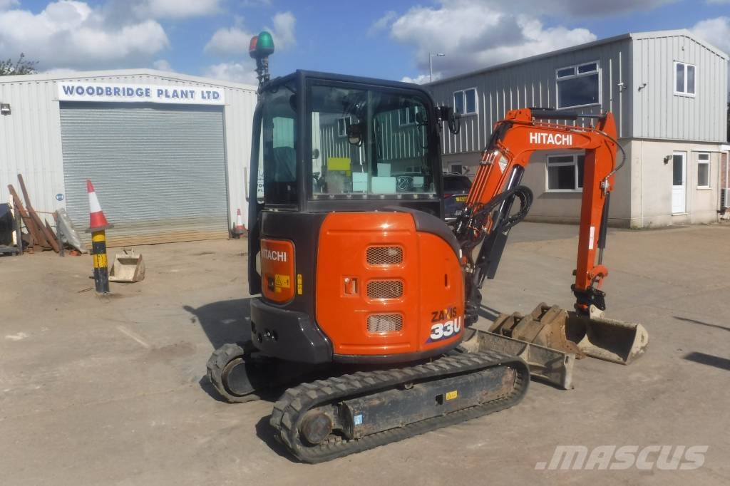 Hitachi ZX 33 U-6 Mini bagri <7t