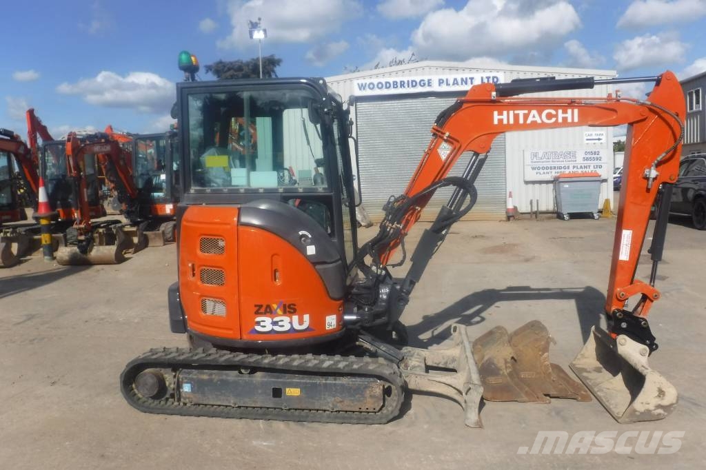 Hitachi ZX 33 U-6 Mini bagri <7t