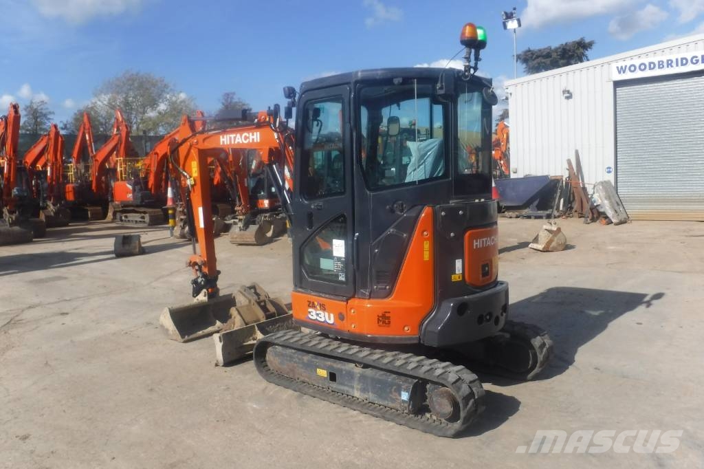 Hitachi ZX 33 U-6 Mini bagri <7t