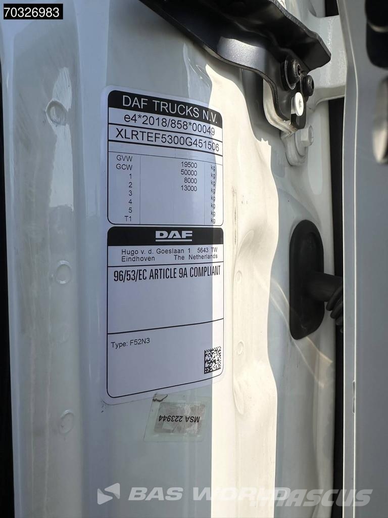 DAF XG 480 4X2 2x Tanks Standklima Alcoa's ACC 80% Tyr Tegljači