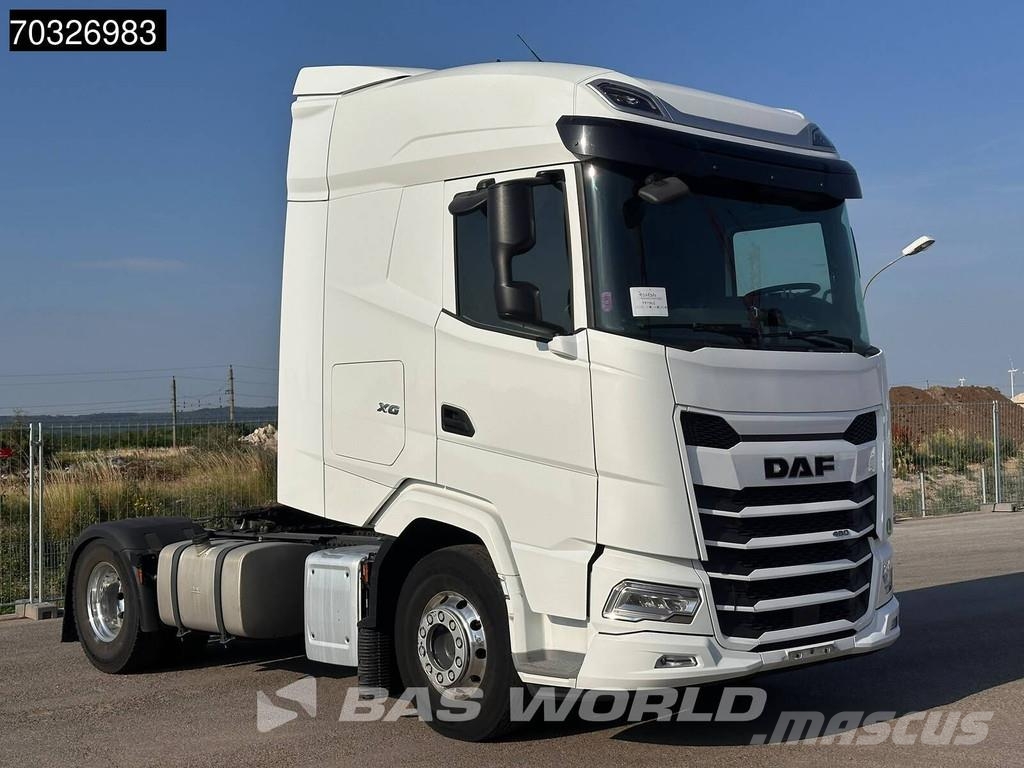 DAF XG 480 4X2 2x Tanks Standklima Alcoa's ACC 80% Tyr 트랙터 유닛